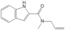 Molecular Structure of 545339-32-0 (1H-Indole-2-carboxamide, N-methyl-N-2-propenyl-)